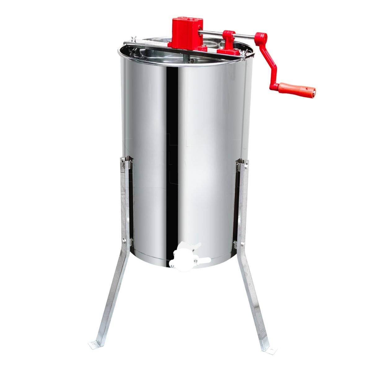 3-Frame Manual Honey Extractor - Front View for Efficient Honey Extraction | BuzzBeeEquip