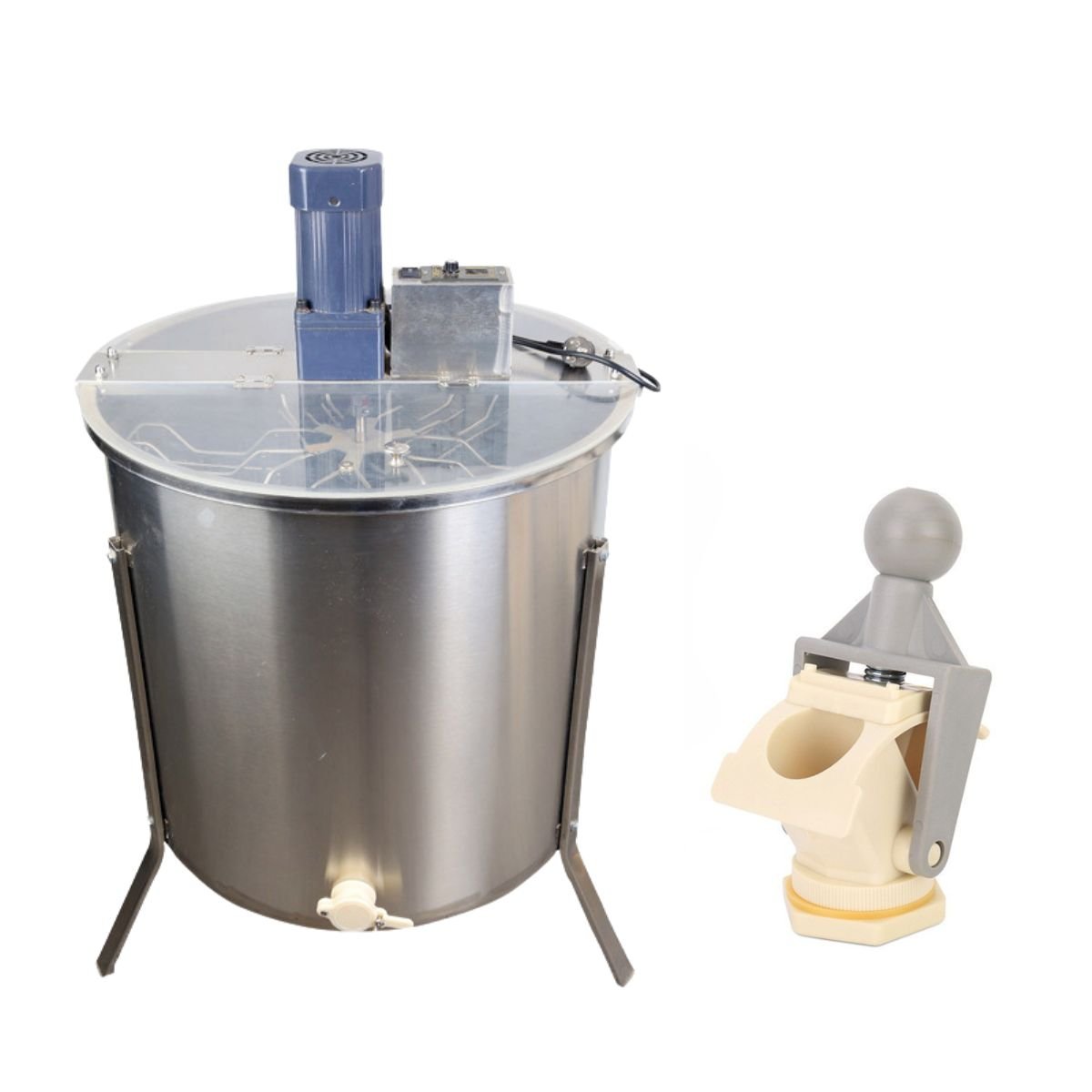 6-Frame Electric Stainless Steel Honey Extractor - Image 3