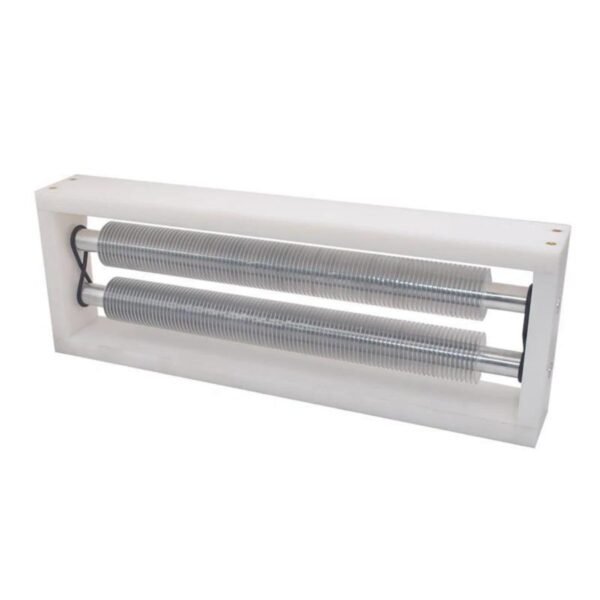 Top perspective of BBE-RU-01 manual roller uncapper showing CNC aluminum rollers and O-ring drive