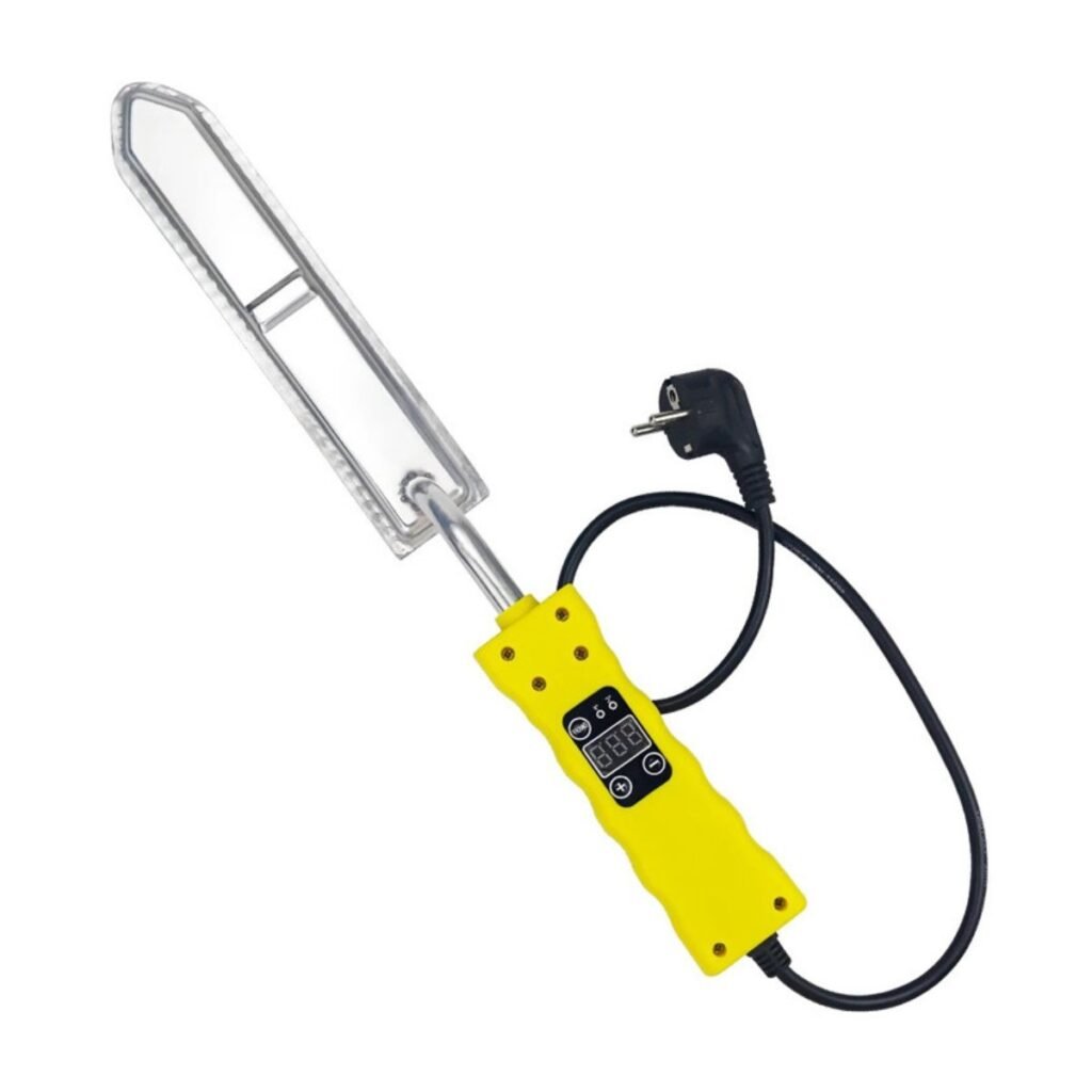 BuzzBeeEquip UT-028S electric uncapping knife, 304 stainless blade, thermostat handle, EU plug