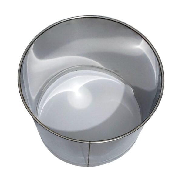 Stainless collection bowl for manual honey press