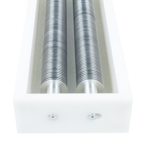 Rear view of BuzzBeeEquip BBE-RU-02 roller uncapper with drive O-rings and stainless fasteners