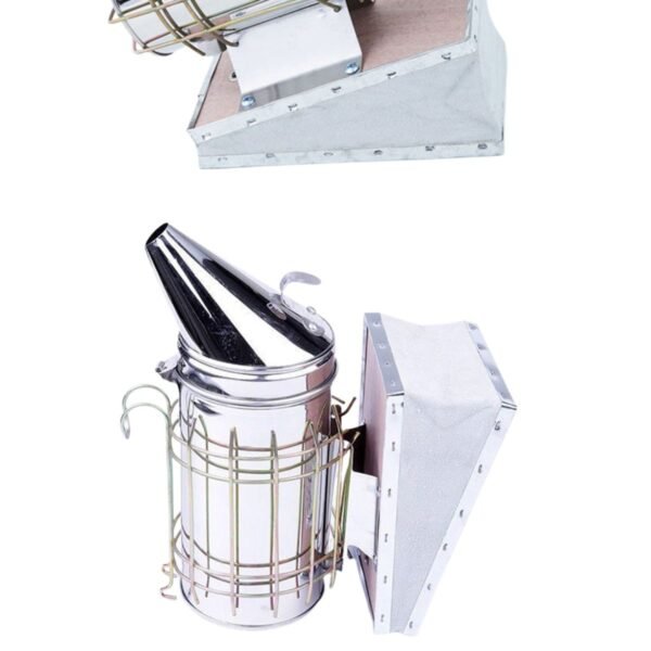 Bellows-Type Stainless Steel Bee Smoker—Big Smoke, Cool Output, Built for Safety - Image 2