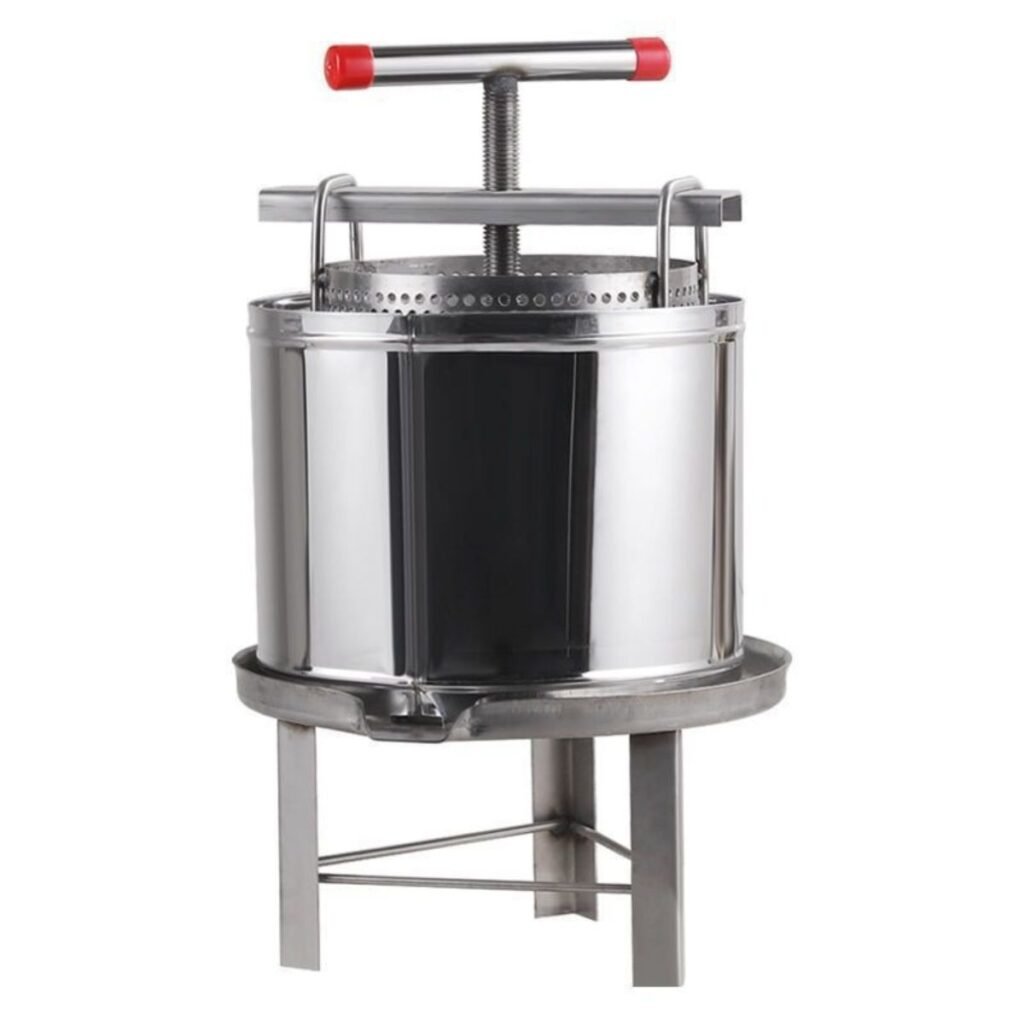 304 Stainless Honey Press – Smooth Barrel Model