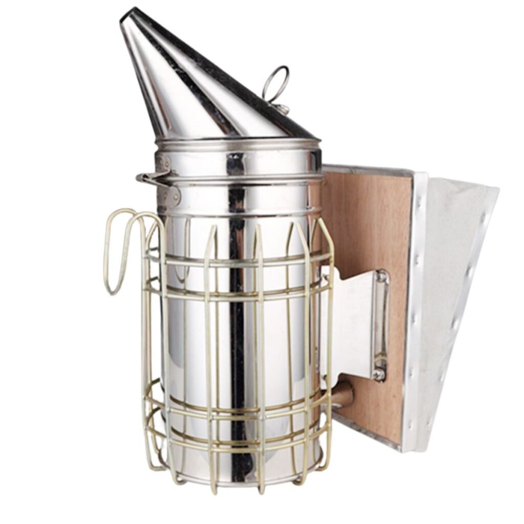 Side View — Stainless Steel Apiary Smoker BBE-HBS-02