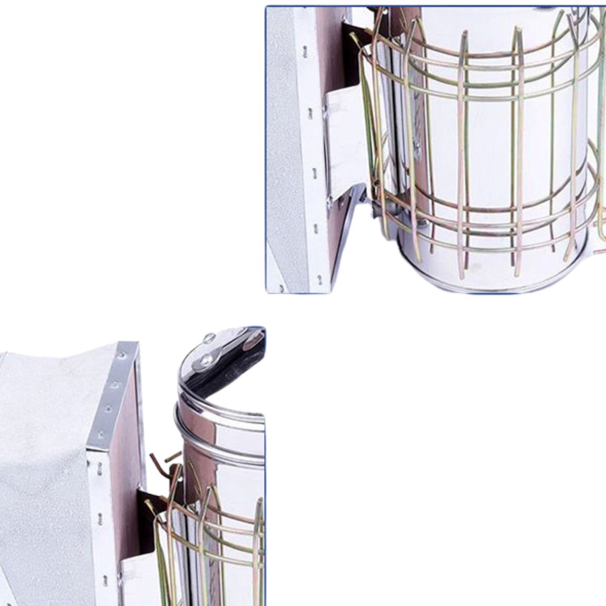 Bellows-Type Stainless Steel Bee Smoker—Big Smoke, Cool Output, Built for Safety - Image 4