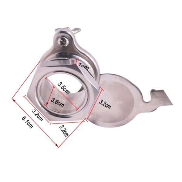 48 mm stainless steel honey bottling tank valve installed for clean jar filling