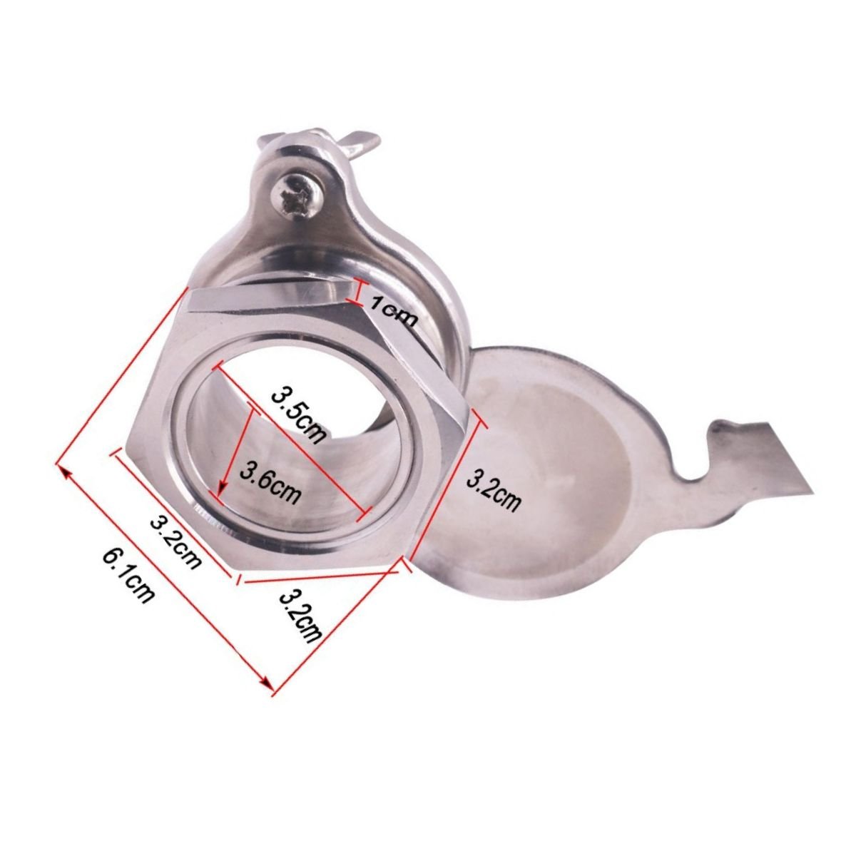 48 mm stainless steel honey bottling tank valve installed for clean jar filling