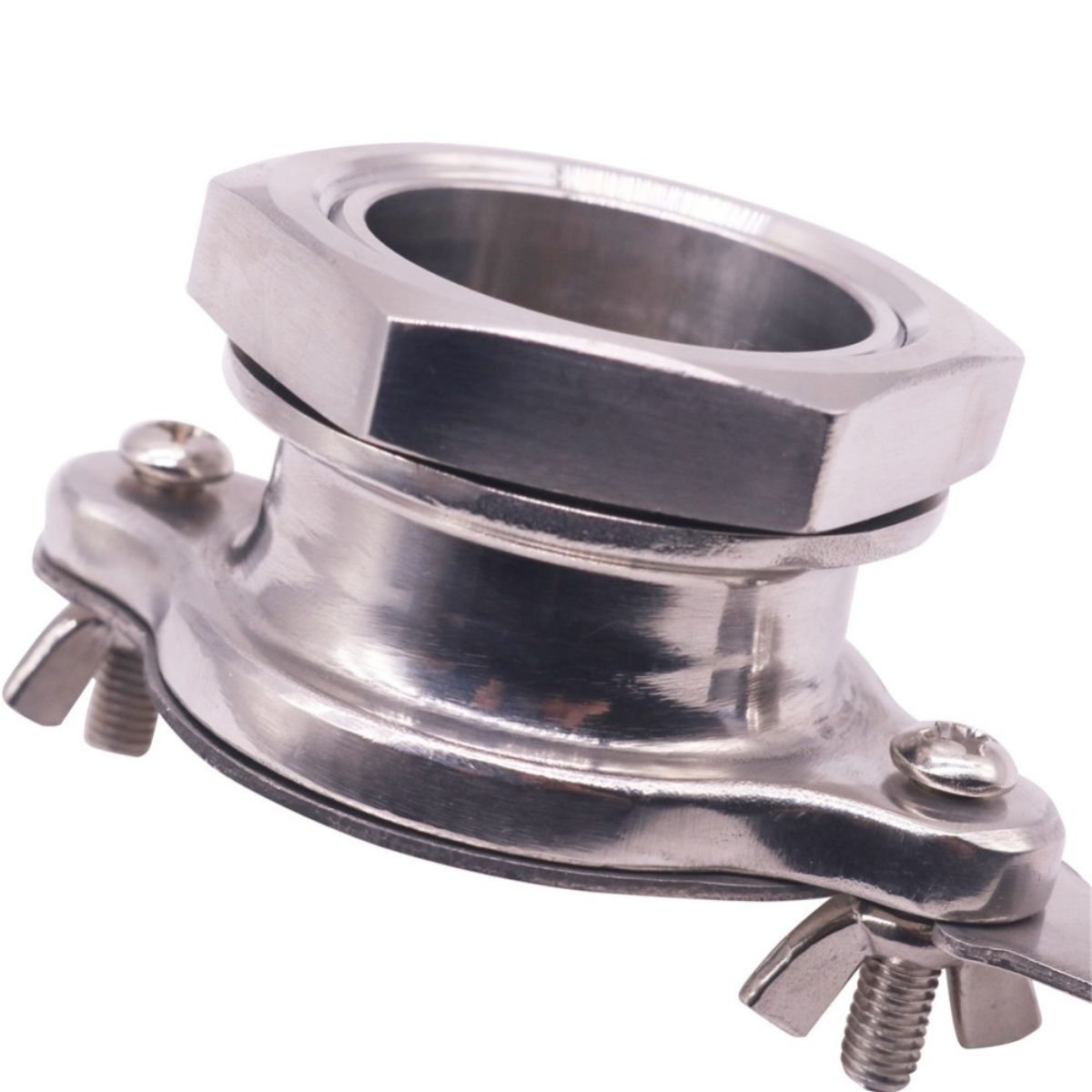 Food-grade mirror-polished honey valve seal plate, SS304 sanitary finish