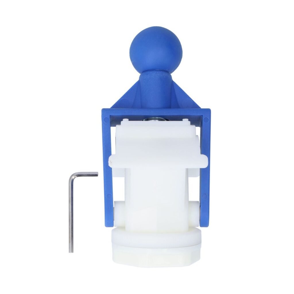 Push pull honey gate 48 mm front view with hex key, adjustable spring ABS valve