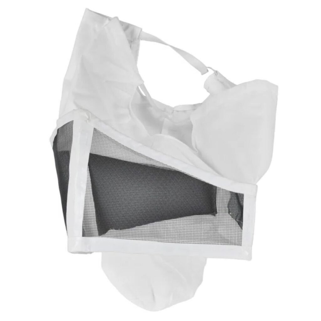 BBE-BV-2 Replacement Beekeeping Veil Hood – Side View