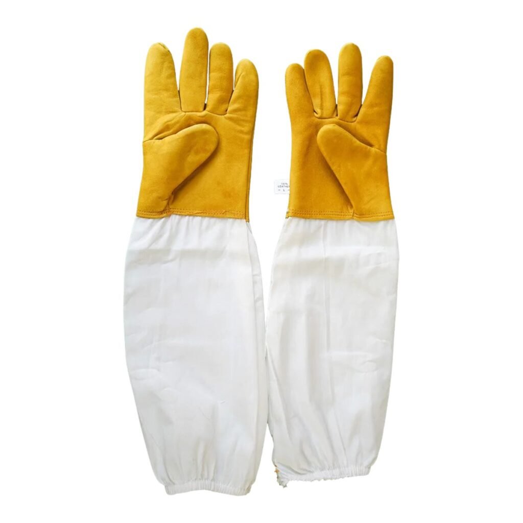 Palm Side – Sheepskin Beekeeping Gloves BBE-SBG-02